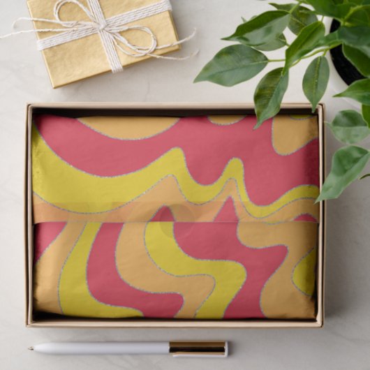 Wavy Lines Tissuepapier (Geschenk)