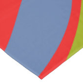 Wavy Loops Multicolor Retro Abstracte Maximalist Tafelkleed (Gekanteld)