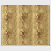 Wavy Luxury Gold Glitter Curves Cadeaupapier (Vlak)