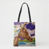 Wavy Mane Tote Bag (Voorkant)
