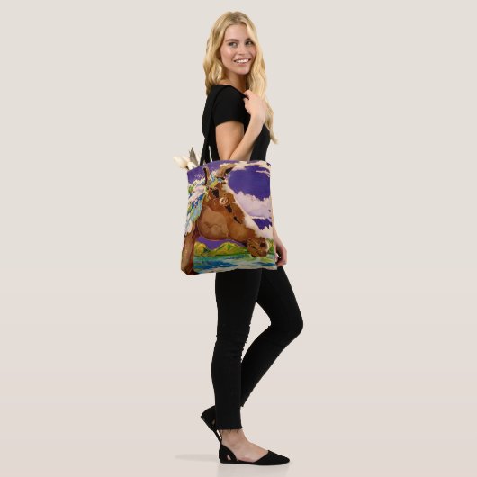 Wavy Mane Tote Bag (Op model)