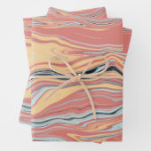Wavy Marble Wrapping Paper (In situ)