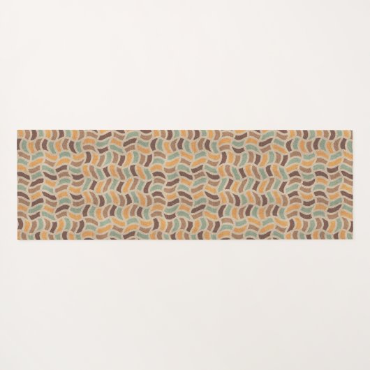 Wavy mesh-patroon yogamat (Achterkant (horizontaal))