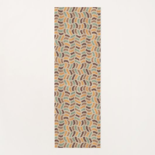 Wavy mesh-patroon yogamat (Voorkant)