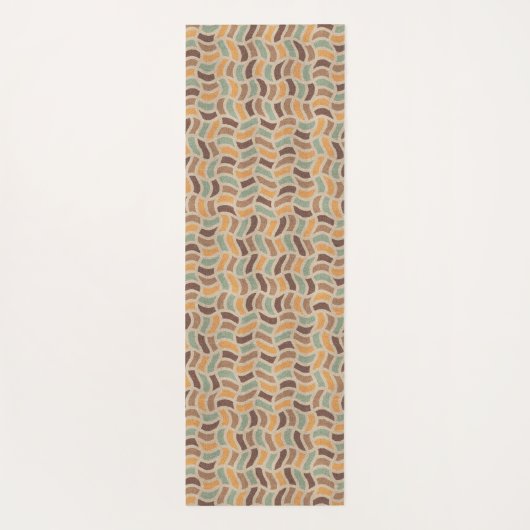 Wavy mesh-patroon yogamat (Achterkant)