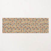 Wavy mesh-patroon yogamat (Voorkant (horizontaal))