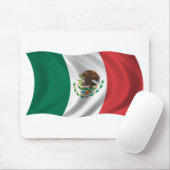 Wavy Mexico Flag Muismat (Met muis)
