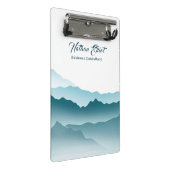 Wavy Mountains Inspirerend Quote gepersonaliseerd Mini Klembord (Schuin)