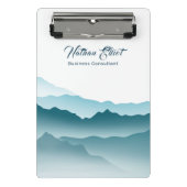 Wavy Mountains Inspirerend Quote gepersonaliseerd Mini Klembord (Voorkant)