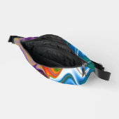 Wavy Multicolor Abstract Heuptasje (Open)