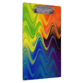 Wavy Multicolor Abstract Klembord (Rechts)