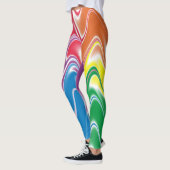 Wavy Multicolor Abstract Leggings (Links)