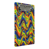 Wavy Multicolor Abstract Mini Klembord (Schuin)