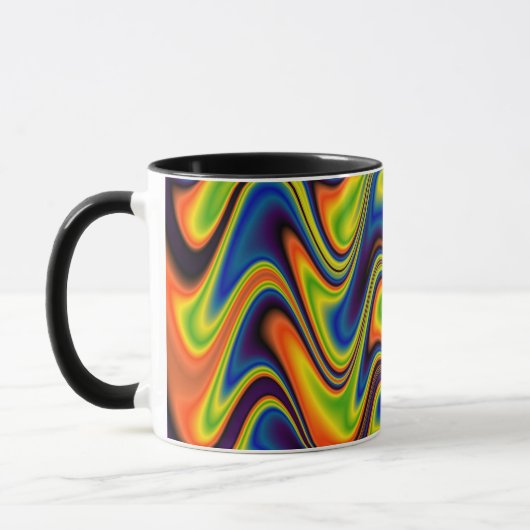 Wavy Multicolor Abstract Mok (Links)