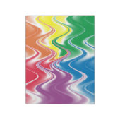 Wavy Multicolor Abstract Notitieblok (Linkerzijde)