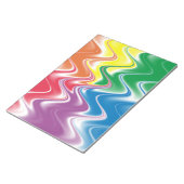 Wavy Multicolor Abstract Notitieblok (Schuin)