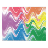 Wavy Multicolor Abstract Notitieblok (Voorkant)