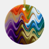 Wavy Multicolor Abstract Ornament (Voorkant)