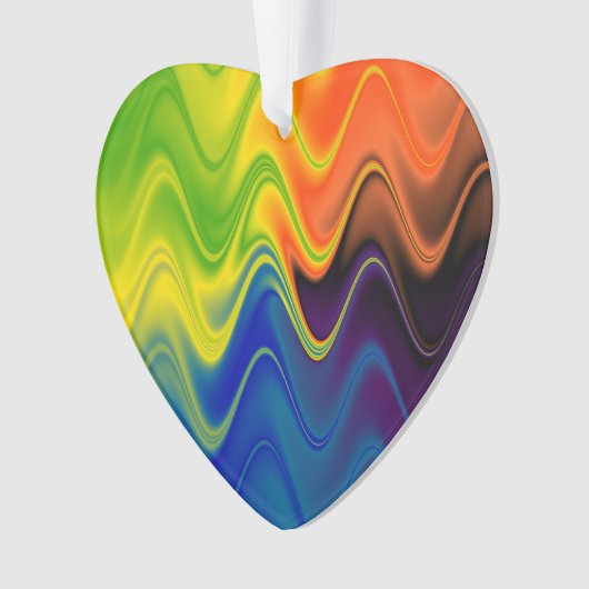 Wavy Multicolor Abstract Ornament (voorkant)