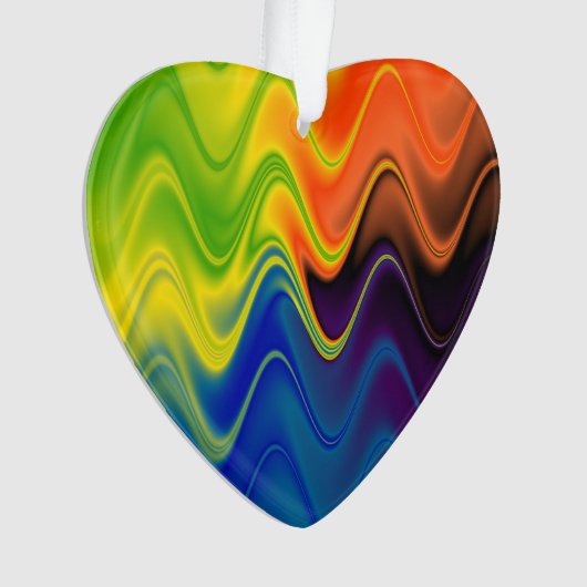Wavy Multicolor Abstract Ornament (voorkant)