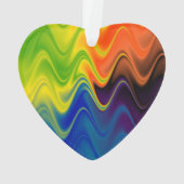 Wavy Multicolor Abstract Ornament (achterkant)