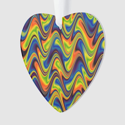 Wavy Multicolor Abstract Ornament (voorkant)