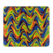 Wavy Multicolor Abstract Snijplank (Voorkant)
