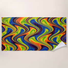 Wavy Multicolor Abstract Strandlaken