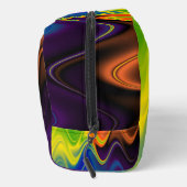 Wavy Multicolor Abstract Toilettasje (Rechts)
