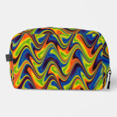 Wavy Multicolor Abstracte toilettas Toilettasje (Voorkant)