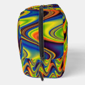Wavy Multicolor Abstracte toilettas Toilettasje (Rechts)