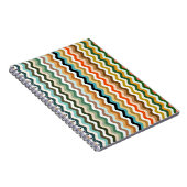 Wavy Multicolor Pattern Notitieboek (Rechterzijde)
