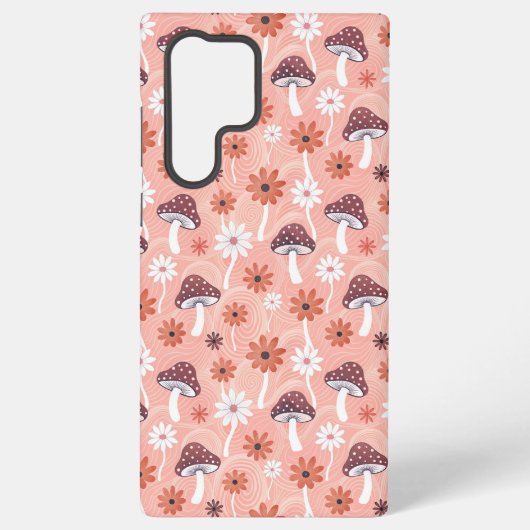 Wavy Mushroom Garden Samsung Galaxy Hoesje (Achterkant)