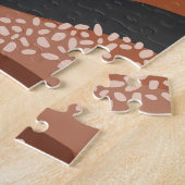 Wavy Natural Geo: Minimalistisch naadloos. Legpuzzel (Zijkant)