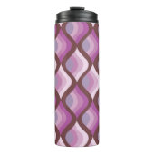 Wavy Ombre Purple All-Over-Print Leggings Thermosbeker (Voorkant)