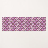 Wavy Ombre Purple All-Over-Print Leggings Yogamat (Voorkant (horizontaal))