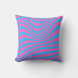 Wavy optical Illusion Pattern Kussen