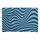Wavy optical Illusion Pattern Kussensloop (Voorkant)