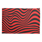 Wavy optical Illusion Pattern Kussensloop (Achterkant)