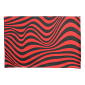 Wavy optical Illusion Pattern Kussensloop (Voorkant)