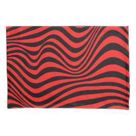 Wavy optical Illusion Pattern Kussensloop