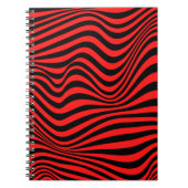 Wavy optical Illusion Pattern Notitieboek (Voorkant)