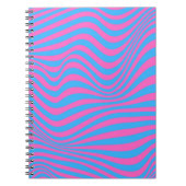 Wavy optical Illusion Pattern Notitieboek (Voorkant)