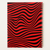 Wavy optical Illusion Pattern Planner (Achterkant)