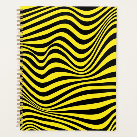 Wavy optical Illusion Pattern Planner (Voorkant)