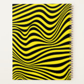 Wavy optical Illusion Pattern Planner (Achterkant)