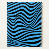 Wavy optical Illusion Pattern Planner (Achterkant)