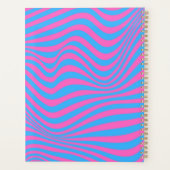 Wavy optical Illusion Pattern Planner (Achterkant)