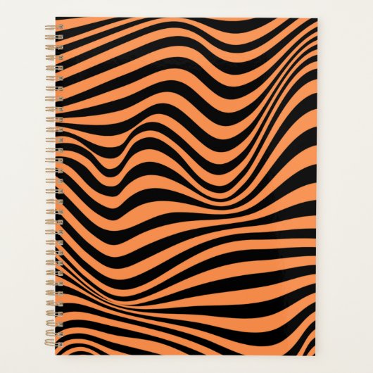 Wavy optical Illusion Pattern Planner (Voorkant)