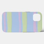 Wavy Pastel Stripes | Kleurrijke aangepaste telefo Case-Mate iPhone Case (Achterkant (horizontaal))